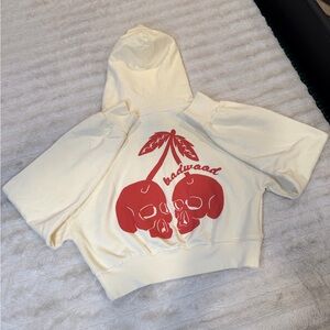 Badwood Cherry skull Hoodie